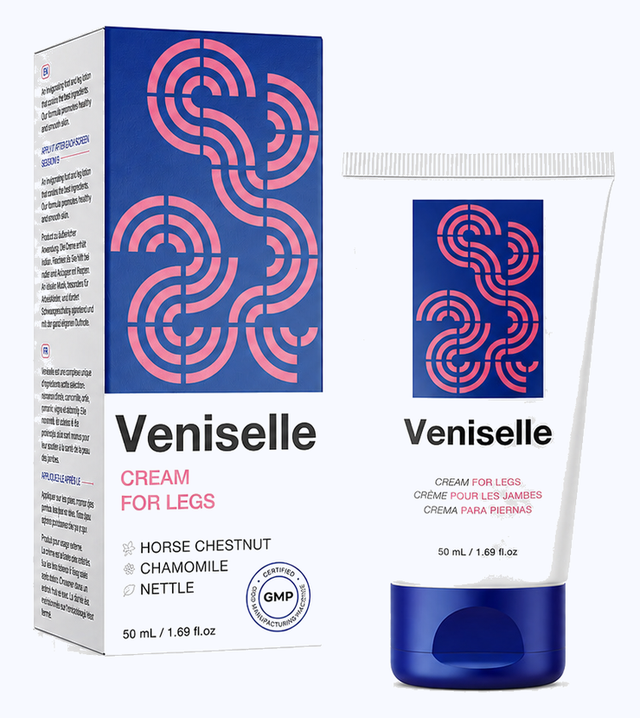 Tube et boîte de la crème Veniselle 50 ml